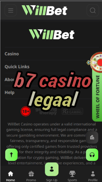 B7 Casino Legaal - Legal Status of B7 Casino-casinoorder.vip